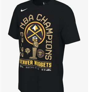 Men's Nike Black Denver Nuggets 2023 NBA Finals Champions Locker Room T-Shirt S